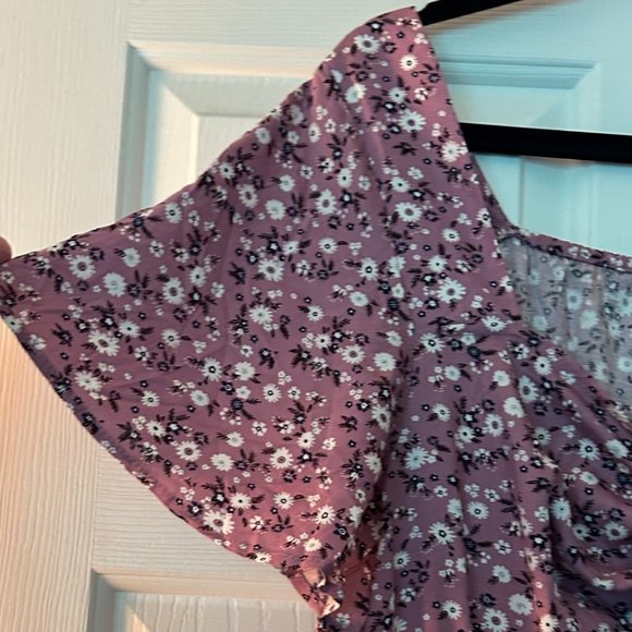 NWT BloomChic Ditsy Floral Drawstring Ruched Pocket Tiered Dress 18/20 (2X) - Picture 7 of 9